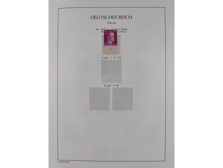 1872/45, meist postfrische und teils gestempelte reichhaltige Material-Sammlung inkl. Dienstmarken, dabei viele Varianten, Fa