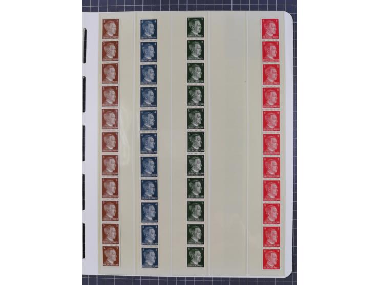 1872/45, meist postfrische und teils gestempelte reichhaltige Material-Sammlung inkl. Dienstmarken, dabei viele Varianten, Fa