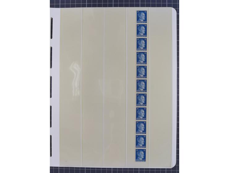 1872/45, meist postfrische und teils gestempelte reichhaltige Material-Sammlung inkl. Dienstmarken, dabei viele Varianten, Fa