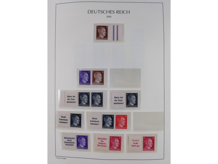 1872/45, meist postfrische und teils gestempelte reichhaltige Material-Sammlung inkl. Dienstmarken, dabei viele Varianten, Fa