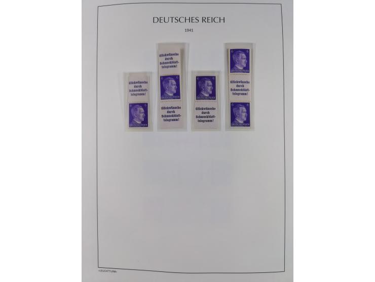 1872/45, meist postfrische und teils gestempelte reichhaltige Material-Sammlung inkl. Dienstmarken, dabei viele Varianten, Fa