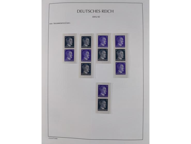 1872/45, meist postfrische und teils gestempelte reichhaltige Material-Sammlung inkl. Dienstmarken, dabei viele Varianten, Fa