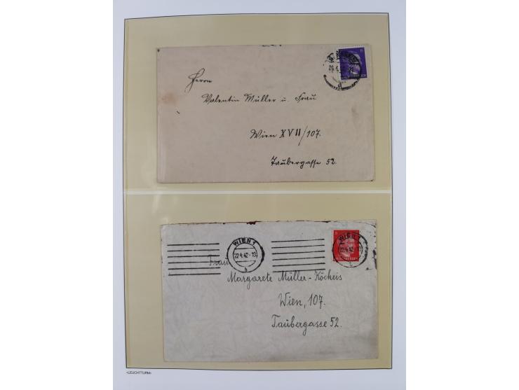 1872/45, meist postfrische und teils gestempelte reichhaltige Material-Sammlung inkl. Dienstmarken, dabei viele Varianten, Fa