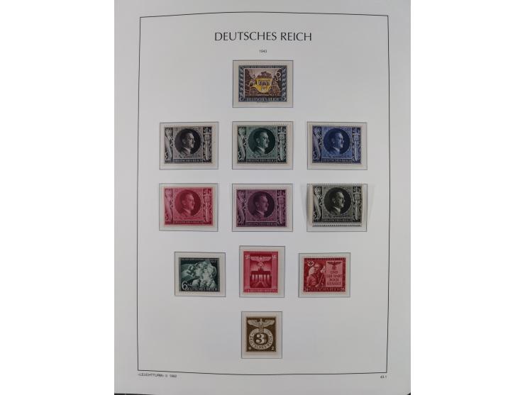 1872/45, meist postfrische und teils gestempelte reichhaltige Material-Sammlung inkl. Dienstmarken, dabei viele Varianten, Fa