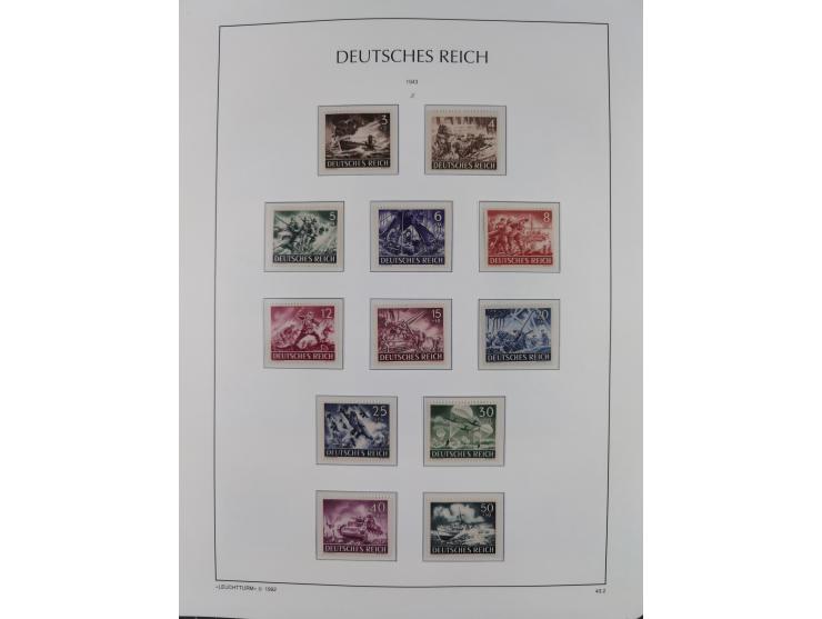 1872/45, meist postfrische und teils gestempelte reichhaltige Material-Sammlung inkl. Dienstmarken, dabei viele Varianten, Fa