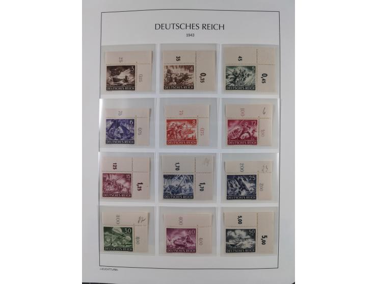 1872/45, meist postfrische und teils gestempelte reichhaltige Material-Sammlung inkl. Dienstmarken, dabei viele Varianten, Fa