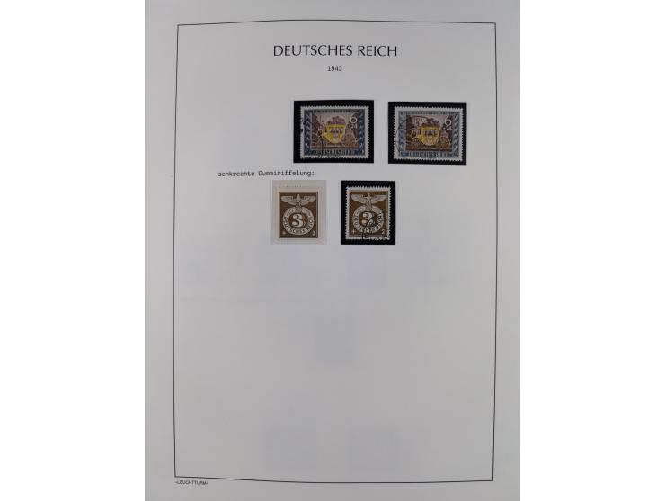 1872/45, meist postfrische und teils gestempelte reichhaltige Material-Sammlung inkl. Dienstmarken, dabei viele Varianten, Fa