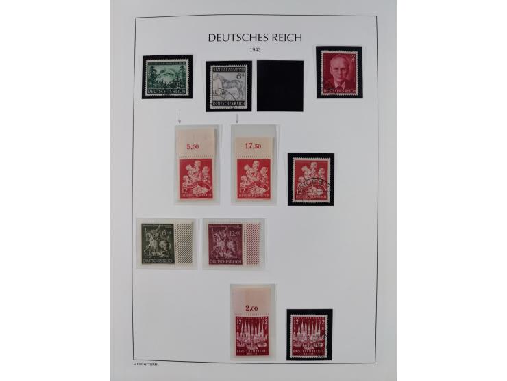 1872/45, meist postfrische und teils gestempelte reichhaltige Material-Sammlung inkl. Dienstmarken, dabei viele Varianten, Fa