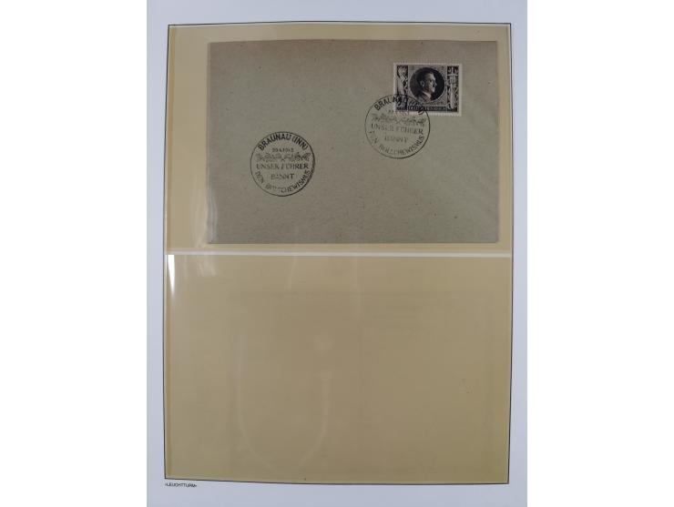 1872/45, meist postfrische und teils gestempelte reichhaltige Material-Sammlung inkl. Dienstmarken, dabei viele Varianten, Fa