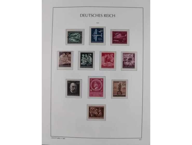 1872/45, meist postfrische und teils gestempelte reichhaltige Material-Sammlung inkl. Dienstmarken, dabei viele Varianten, Fa