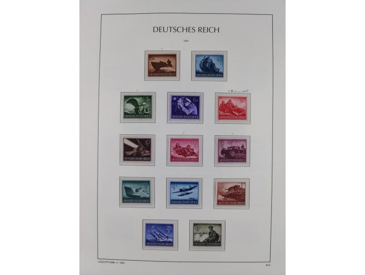 1872/45, meist postfrische und teils gestempelte reichhaltige Material-Sammlung inkl. Dienstmarken, dabei viele Varianten, Fa