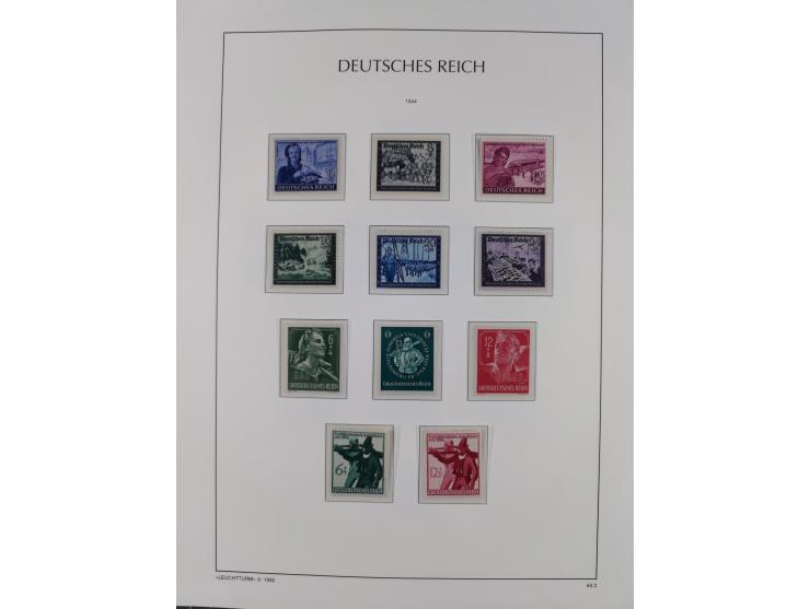 1872/45, meist postfrische und teils gestempelte reichhaltige Material-Sammlung inkl. Dienstmarken, dabei viele Varianten, Fa