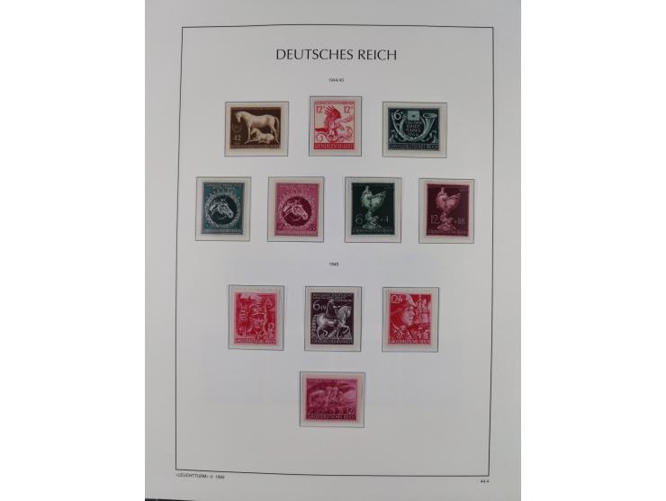 1872/45, meist postfrische und teils gestempelte reichhaltige Material-Sammlung inkl. Dienstmarken, dabei viele Varianten, Fa