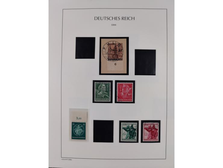 1872/45, meist postfrische und teils gestempelte reichhaltige Material-Sammlung inkl. Dienstmarken, dabei viele Varianten, Fa