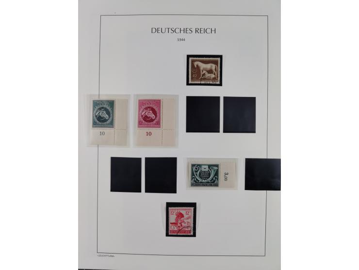 1872/45, meist postfrische und teils gestempelte reichhaltige Material-Sammlung inkl. Dienstmarken, dabei viele Varianten, Fa