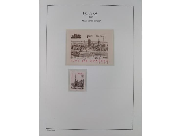 1920/39, meist postfrische Sammlungen Danzig inkl. Porto und Port Gdansk mit u.a. Mi.-Nr. P. I/I postfrisch (FB Soecknick BPP