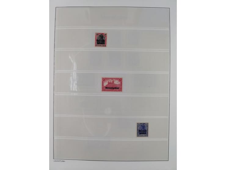 1920/39, meist postfrische Sammlungen Danzig inkl. Porto und Port Gdansk mit u.a. Mi.-Nr. P. I/I postfrisch (FB Soecknick BPP