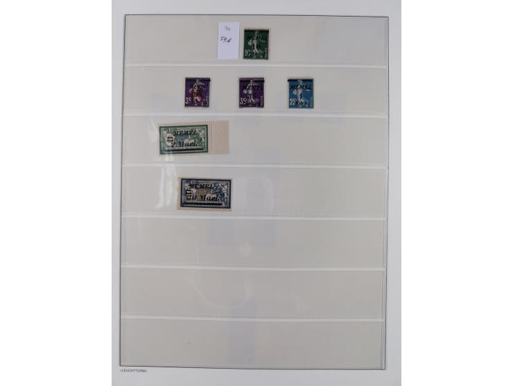 1920/39, meist postfrische Sammlungen Danzig inkl. Porto und Port Gdansk mit u.a. Mi.-Nr. P. I/I postfrisch (FB Soecknick BPP