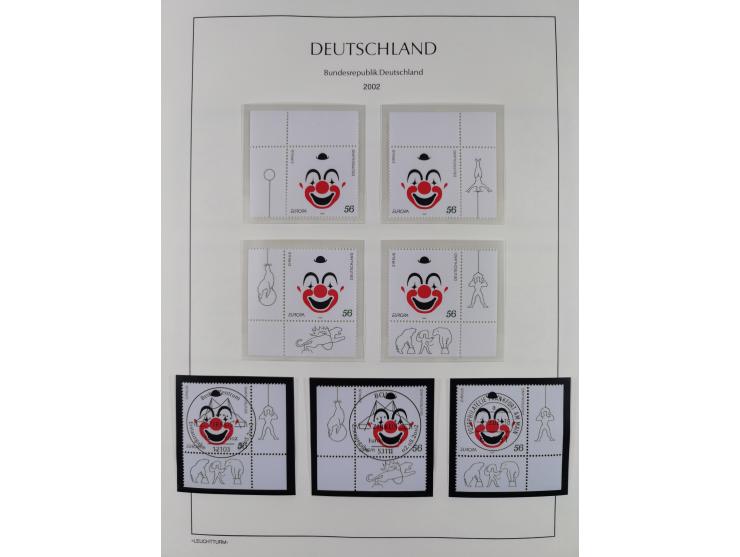 1949/2024, umfangreiche postfrische und zusätzlich teils gestempelte Sammlung in über 100 Vordruckalben und hunderten losen B