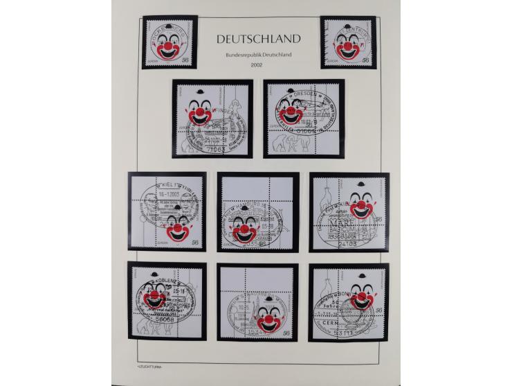 1949/2024, umfangreiche postfrische und zusätzlich teils gestempelte Sammlung in über 100 Vordruckalben und hunderten losen B