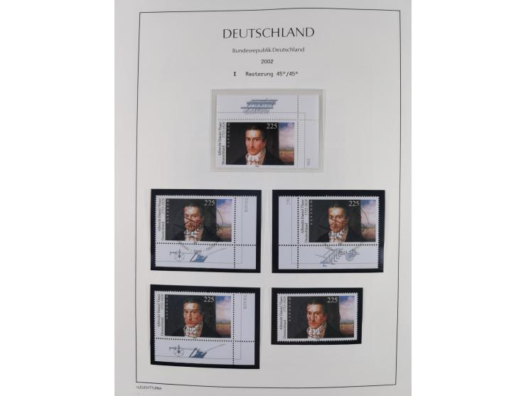 1949/2024, umfangreiche postfrische und zusätzlich teils gestempelte Sammlung in über 100 Vordruckalben und hunderten losen B