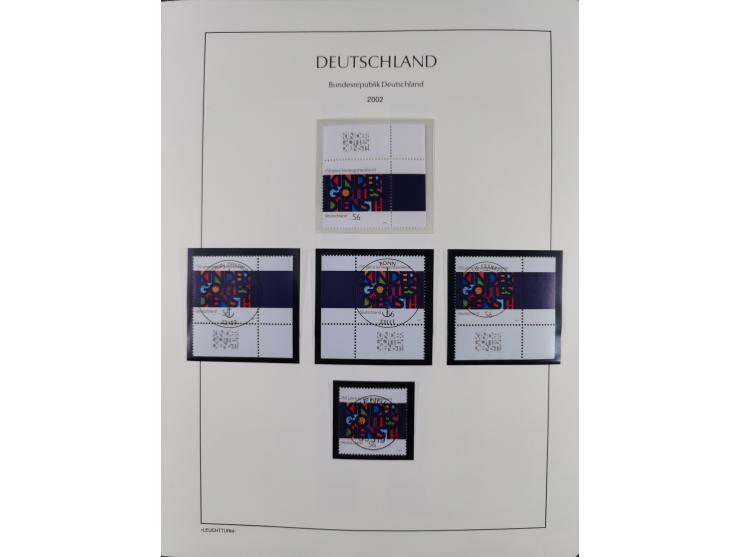 1949/2024, umfangreiche postfrische und zusätzlich teils gestempelte Sammlung in über 100 Vordruckalben und hunderten losen B