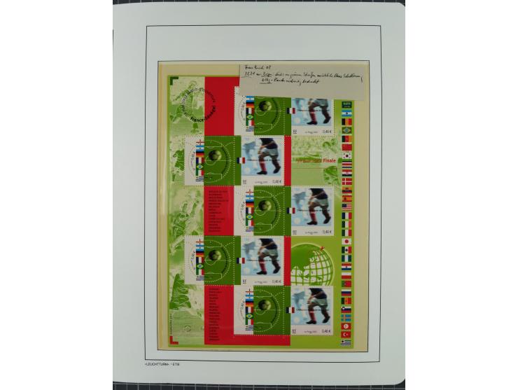 1949/2024, umfangreiche postfrische und zusätzlich teils gestempelte Sammlung in über 100 Vordruckalben und hunderten losen B