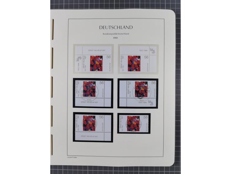 1949/2024, umfangreiche postfrische und zusätzlich teils gestempelte Sammlung in über 100 Vordruckalben und hunderten losen B