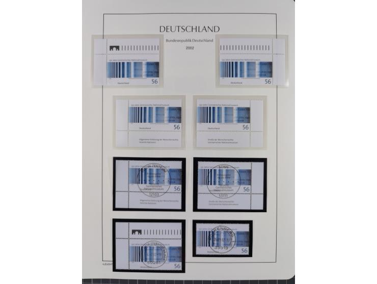 1949/2024, umfangreiche postfrische und zusätzlich teils gestempelte Sammlung in über 100 Vordruckalben und hunderten losen B