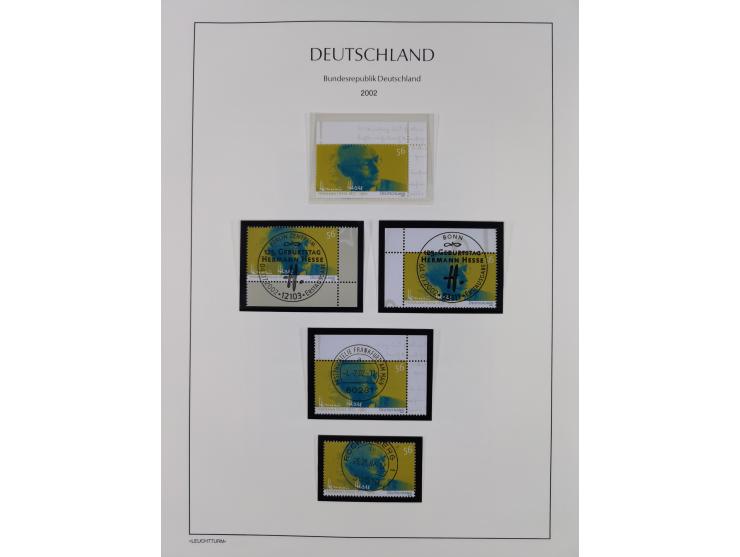 1949/2024, umfangreiche postfrische und zusätzlich teils gestempelte Sammlung in über 100 Vordruckalben und hunderten losen B