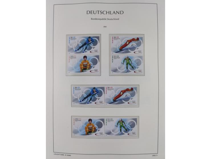 1949/2024, umfangreiche postfrische und zusätzlich teils gestempelte Sammlung in über 100 Vordruckalben und hunderten losen B