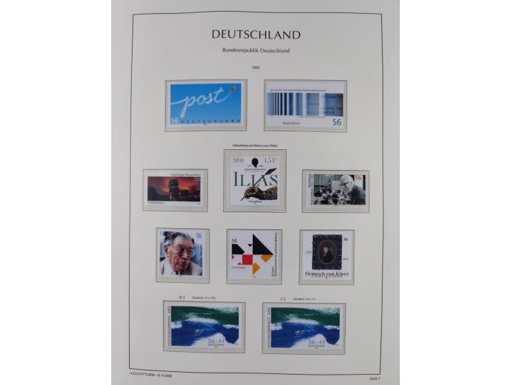 1949/2024, umfangreiche postfrische und zusätzlich teils gestempelte Sammlung in über 100 Vordruckalben und hunderten losen B