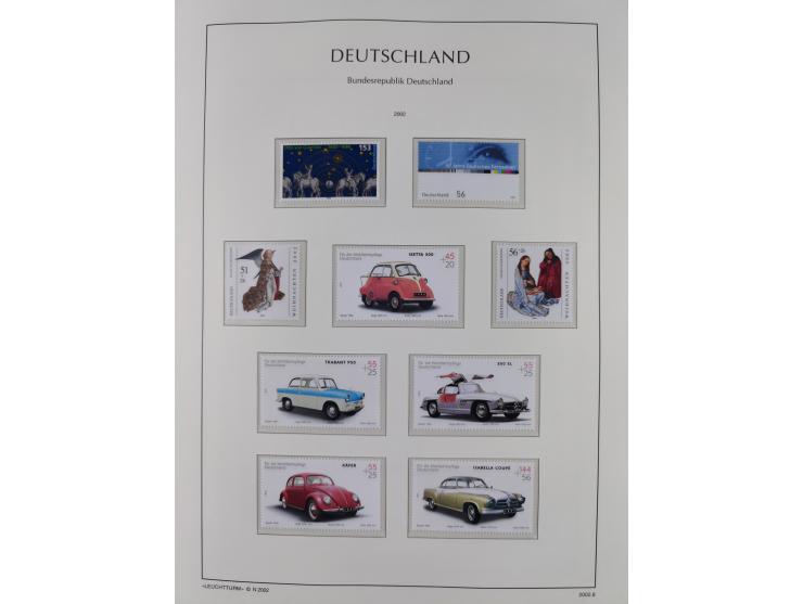 1949/2024, umfangreiche postfrische und zusätzlich teils gestempelte Sammlung in über 100 Vordruckalben und hunderten losen B