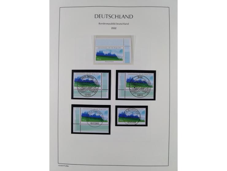 1949/2024, umfangreiche postfrische und zusätzlich teils gestempelte Sammlung in über 100 Vordruckalben und hunderten losen B