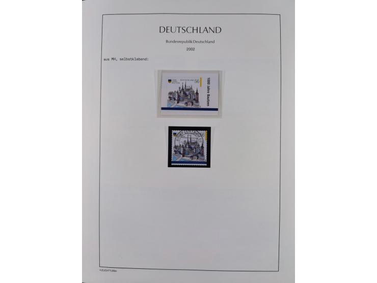 1949/2024, umfangreiche postfrische und zusätzlich teils gestempelte Sammlung in über 100 Vordruckalben und hunderten losen B