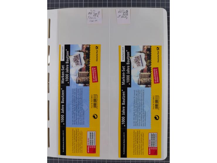 1949/2024, umfangreiche postfrische und zusätzlich teils gestempelte Sammlung in über 100 Vordruckalben und hunderten losen B