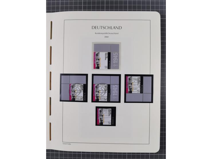 1949/2024, umfangreiche postfrische und zusätzlich teils gestempelte Sammlung in über 100 Vordruckalben und hunderten losen B