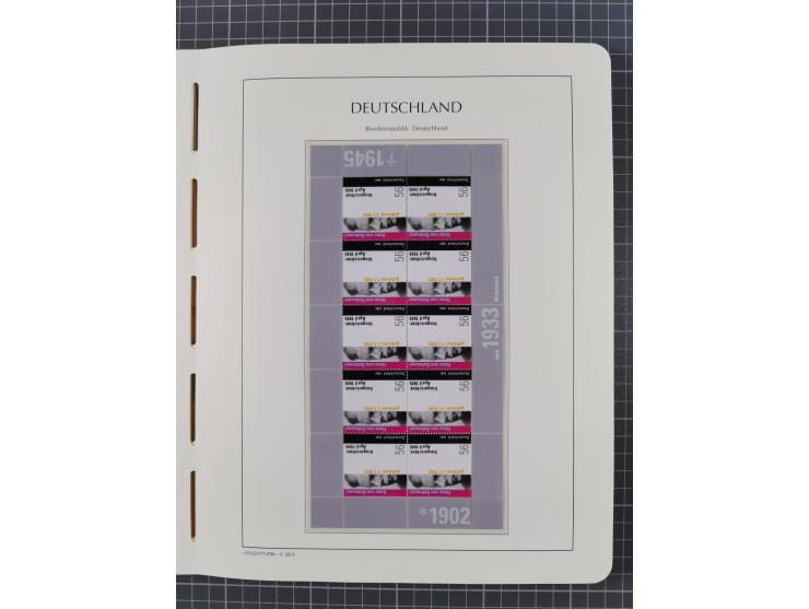 1949/2024, umfangreiche postfrische und zusätzlich teils gestempelte Sammlung in über 100 Vordruckalben und hunderten losen B