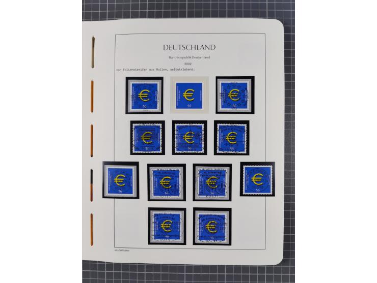 1949/2024, umfangreiche postfrische und zusätzlich teils gestempelte Sammlung in über 100 Vordruckalben und hunderten losen B