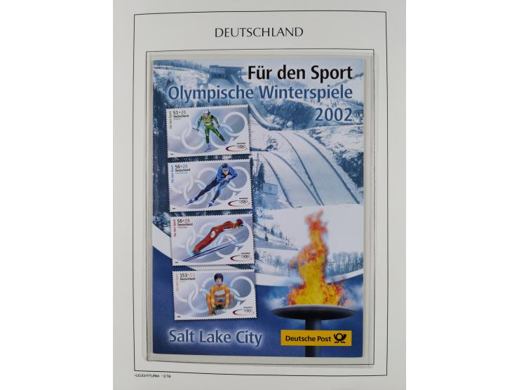 1949/2024, umfangreiche postfrische und zusätzlich teils gestempelte Sammlung in über 100 Vordruckalben und hunderten losen B