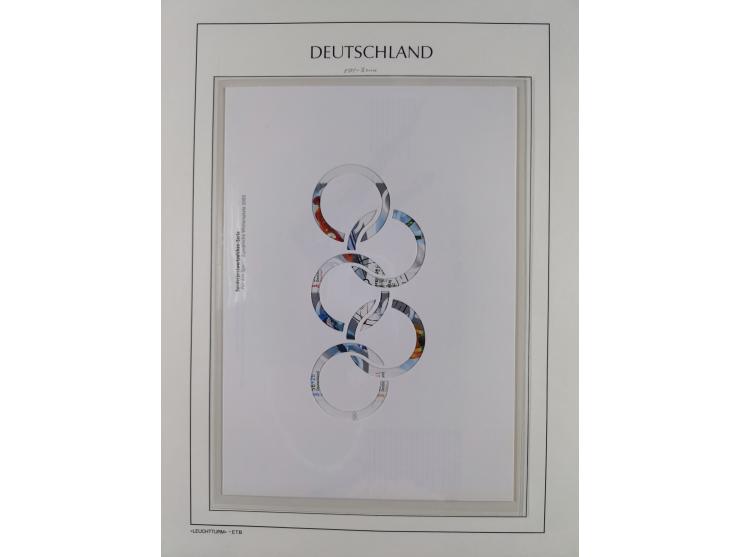 1949/2024, umfangreiche postfrische und zusätzlich teils gestempelte Sammlung in über 100 Vordruckalben und hunderten losen B