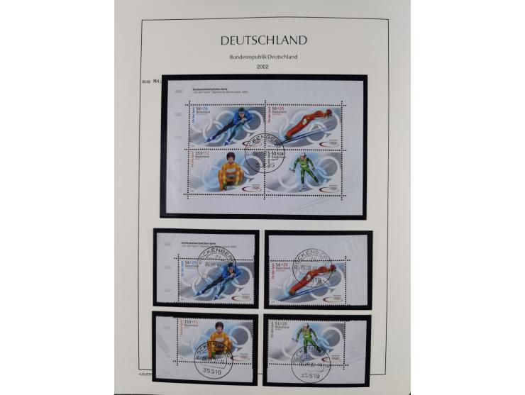 1949/2024, umfangreiche postfrische und zusätzlich teils gestempelte Sammlung in über 100 Vordruckalben und hunderten losen B