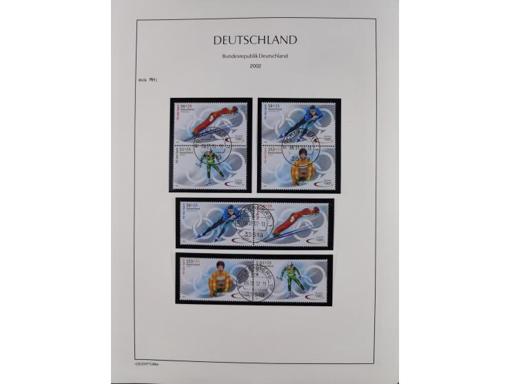 1949/2024, umfangreiche postfrische und zusätzlich teils gestempelte Sammlung in über 100 Vordruckalben und hunderten losen B