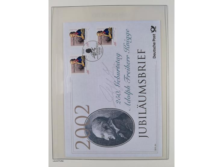 1949/2024, umfangreiche postfrische und zusätzlich teils gestempelte Sammlung in über 100 Vordruckalben und hunderten losen B