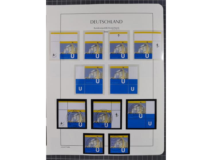1949/2024, umfangreiche postfrische und zusätzlich teils gestempelte Sammlung in über 100 Vordruckalben und hunderten losen B