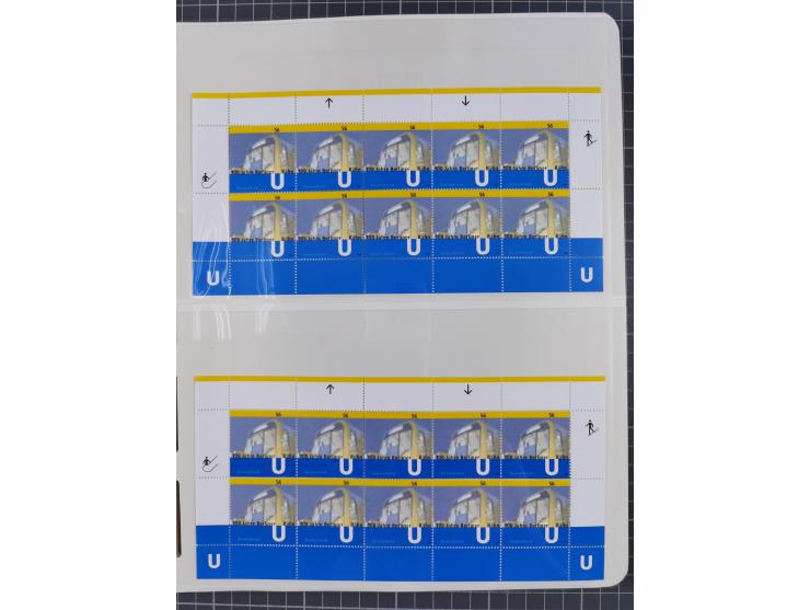 1949/2024, umfangreiche postfrische und zusätzlich teils gestempelte Sammlung in über 100 Vordruckalben und hunderten losen B