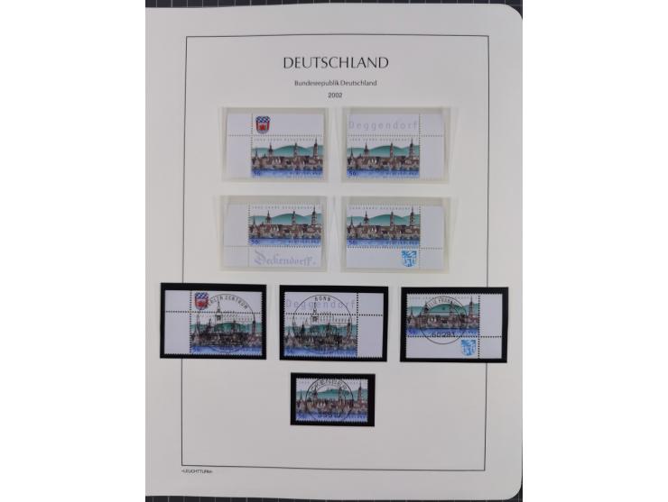 1949/2024, umfangreiche postfrische und zusätzlich teils gestempelte Sammlung in über 100 Vordruckalben und hunderten losen B