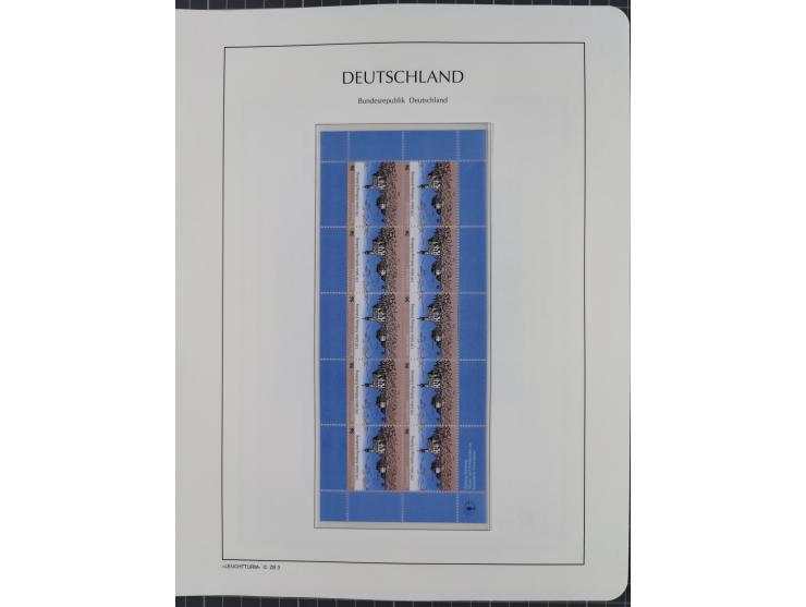 1949/2024, umfangreiche postfrische und zusätzlich teils gestempelte Sammlung in über 100 Vordruckalben und hunderten losen B