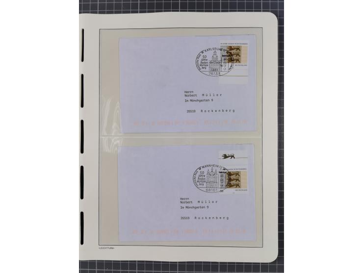 1949/2024, umfangreiche postfrische und zusätzlich teils gestempelte Sammlung in über 100 Vordruckalben und hunderten losen B