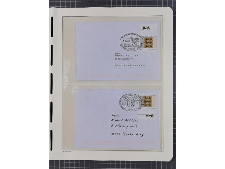 1949/2024, umfangreiche postfrische und zusätzlich teils gestempelte Sammlung in über 100 Vordruckalben und hunderten losen B